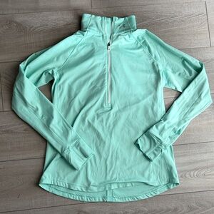 Under Armour Athletic Half Zip Pullover- Mint Color- Womens S